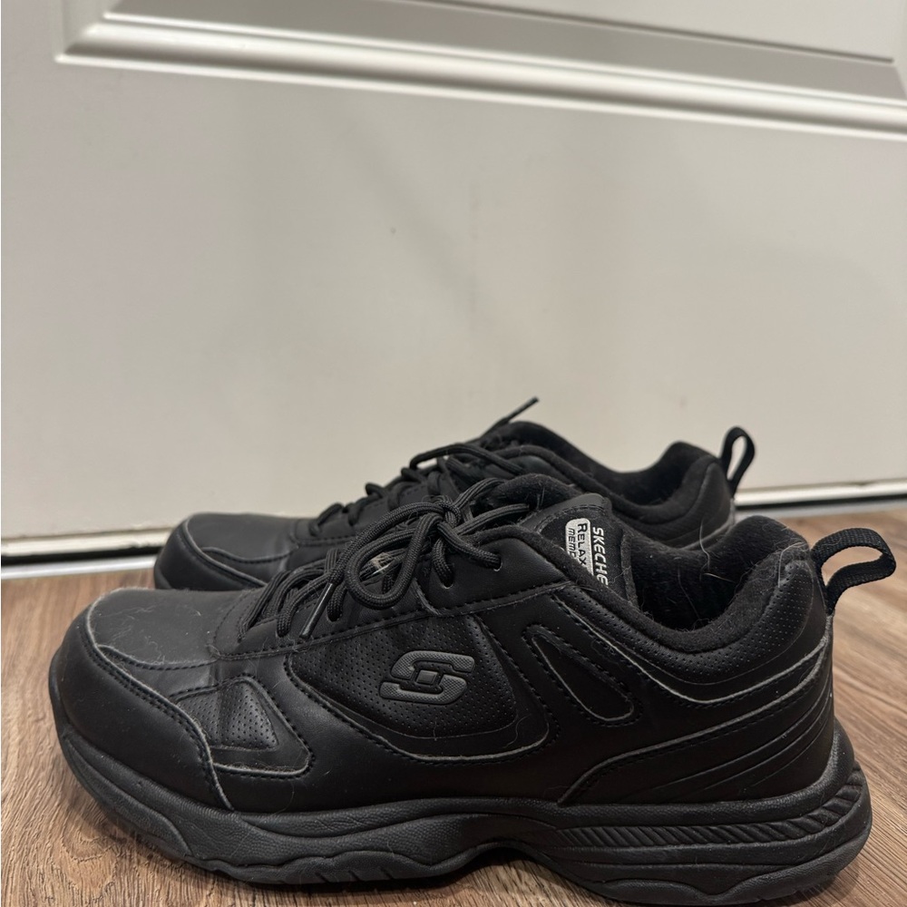 Skechers-Relaxed Fit Dighton Bricelyn Work Sneaker WMN 8 MEN 7